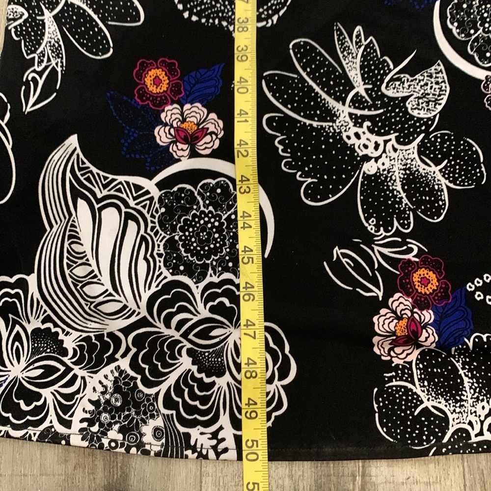 Motherhood Maternity Black Floral Pop Of Color Small Maxi Dress - Picture 10 of 13
